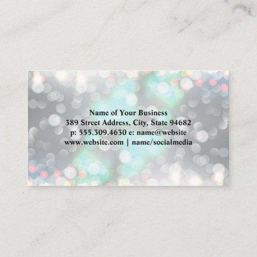 Carte De Visite Maquillage | Boke (Dos)