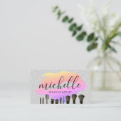 Carte De Visite Maquillage brossé | Tige | PARTIES SCINTILLANT (Debout devant)