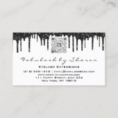 Carte De Visite Maquillage Brow Eyelash Extension QR Code Drivers  (Dos)