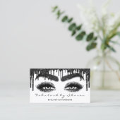 Carte De Visite Maquillage Brow Eyelash Extension QR Code Drivers  (Debout devant)