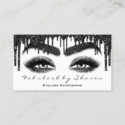 Carte De Visite Maquillage Brow Eyelash Extension QR Code Drivers  (Devant)