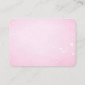 carte de visite maquillage cils roses (Dos)