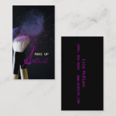 Carte De Visite Maquillage, Cosmetologue, Beauté, Salon (Devant / Derrière)