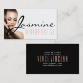 Carte De Visite Maquillage Cosmetologue Nails Beauté (Devant / Derrière)