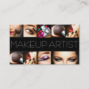 Carte De Visite Maquillage Cosmetologue Nails Salon de Beauté