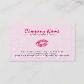 Carte De Visite Maquillage Damas rose (Dos)