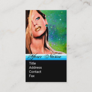 Carte De Visite MAQUILLAGE DE BEAUTÉ ARTISTE COSMÉTIQUES Monogramm