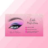 Carte De Visite Maquillage de beauté Lashes and Brows