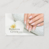 Carte De Visite Maquillage de beauté moderne manucure ongles salon (Devant)