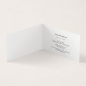 Carte De Visite Maquillage élégant holographique (Intérieur)