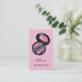 Carte De Visite Maquillage en poudre compacte gothique (Debout devant)