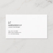 Carte De Visite Maquillage et beauté (Dos)