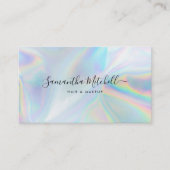 Carte De Visite Maquillage et beauté Code QR Script de beauté (Devant)