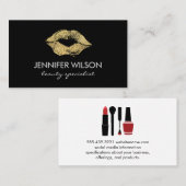 Carte De Visite Maquillage et beauté pour Kiss Glamor (Devant / Derrière)