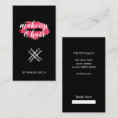 Carte De Visite Maquillage et cheveux (Devant / Derrière)