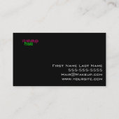 CARTE DE VISITE MAQUILLAGE ET COIFFEUR (Dos)