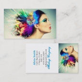 Carte De Visite Maquillage et conception de cheveux (Devant / Derrière)