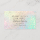 Carte De Visite maquillage et fausse parties scintillant cheveux s (Dos)