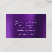 Carte De Visite Maquillage Eyebros cils Lashes Parties scintillant (Dos)