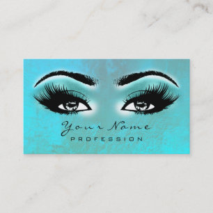 Carte De Visite Maquillage Eyebross Eyes Lashes Océan Brown Lux