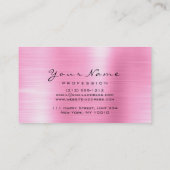 Carte De Visite Maquillage Eyebrow Eyes Lashes Parties scintillant (Dos)