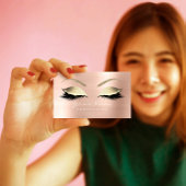 Carte De Visite Maquillage Eyebrow Eyes Lashes Parties scintillant