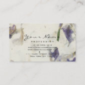 Carte De Visite Maquillage Eyebrow Eyes Lashes Parties scintillant (Dos)