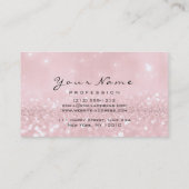 Carte De Visite Maquillage Eyebrow Eyes Lashes Parties scintillant (Dos)