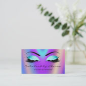 Carte De Visite Maquillage Eyebrow Lashes Parties scintillant Skin (Debout devant)