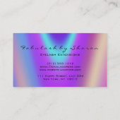 Carte De Visite Maquillage Eyebrow Lashes Parties scintillant Skin (Dos)