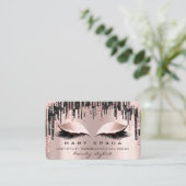 Carte De Visite Maquillage Eyebrows Lashes Black Drivers Spark Nai (Debout devant)