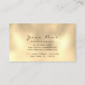 Carte De Visite Maquillage Eyebrows Lashes Parties scintillant mét (Dos)