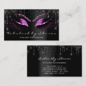 Carte De Visite Maquillage Eyelash Black Drives Professional Berry (Devant / Derrière)