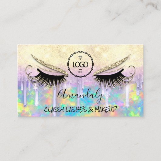 Carte De Visite Maquillage Eyelash Microblade Drives (Devant)