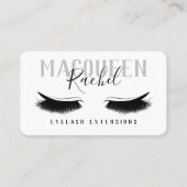 Carte De Visite Maquillage Eyelash Parties scintillant Eyeshadow (Devant)