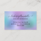 Carte De Visite Maquillage EyeLashes Éclairer Parties scintillant (Dos)