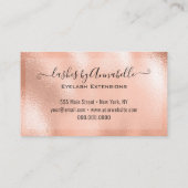 Carte De Visite Maquillage EyeLashes Parties scintillant étincelan (Dos)