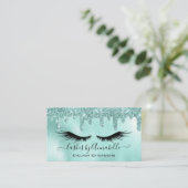 Carte De Visite Maquillage EyeLashes Parties scintillant étincelan (Debout devant)