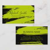 Carte De Visite Maquillage Hair Style Moderne Brush Strot (Devant / Derrière)