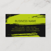 Carte De Visite Maquillage Hair Style Moderne Brush Strot (Dos)