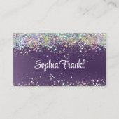 Carte De Visite Maquillage Holographique Parties scintillant Artis (Devant)