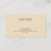 Carte De Visite Maquillage Leopard Lip (Dos)