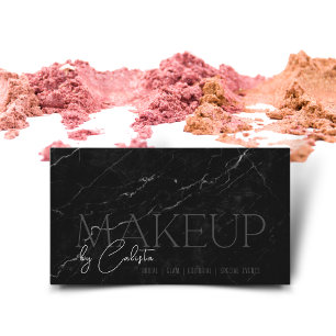 Carte De Visite Maquillage minimaliste élégant par "votre nom" Mar