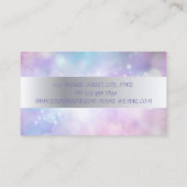 Carte De Visite Maquillage moderne de Parties scintillant professi (Dos)