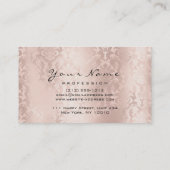 Carte De Visite Maquillage Oeil sourcils Parties scintillant Damas (Dos)