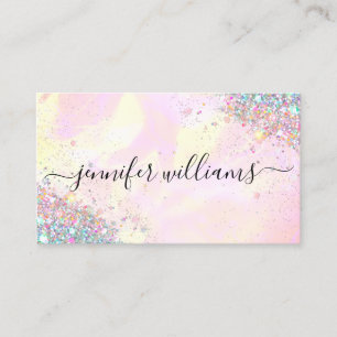 Carte De Visite Maquillage Parties scintillant Holographique Parti