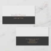 Carte De Visite Maquillage pour stylo cheveux Artiste Professionne (Devant / Derrière)