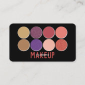 Carte De Visite Maquillage professionnel Artiste et beauté Médias (Devant)