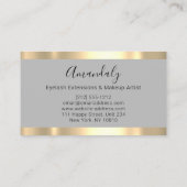 Carte De Visite Maquillage professionnel Artiste Lash Événement Gr (Dos)