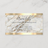 Carte De Visite Maquillage professionnel Extension Eyelash Marbre (Dos)